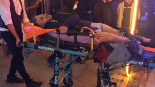 Edirnede alkolü mekanda 1 kişi silahla 2 bacağından vurularak yaralandı