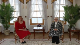 Emine Erdoğan, Bulgaristan Cumhurbaşkanı Rumen Radevin eşi ile bir araya geldi