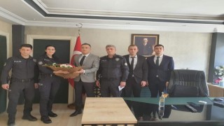 Emniyet teşkilatından Kaymakam Eligüle ziyaret