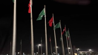 Erdoğanın ziyareti öncesi Cidde Türk bayraklarıyla donatıldı