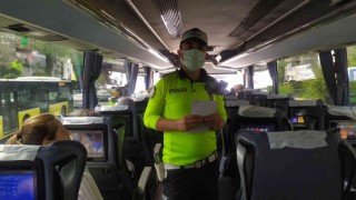 Esenler Otogarında yolcu otobüslerde sıkı denetim