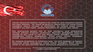 Gazi SOHMERden İBBde yaşanan olaya tepki