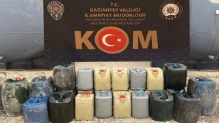 Gaziantepte 620 litre kaçak akaryakıt ele geçirildi