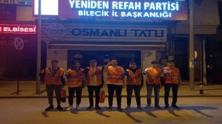 Gençlerden esnafa siftah zarfı