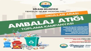 Gölbaşında okullar arası ambalaj atığı toplama kampanyası başlıyor