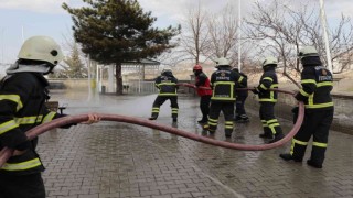 Gönüllülere Yangın Güvenliği ve Yangına Müdahale Teknikleri Eğitimi verildi