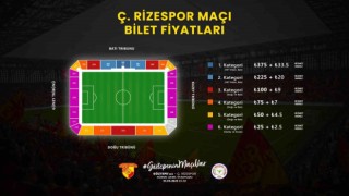 Göztepe - Çaykur Rizespor maçının biletleri satışta