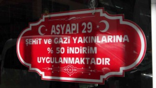 Gümüşhaneli esnaftan tüm Türkiyeye şehit yakınlarına indirim uygulayın çağrısı