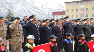 Hakkaride Türk Polis Teşkilatının 177. kuruluş yıl dönümü törenlerle kutlandı