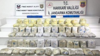 Hakkaride zehir tacirlerine darbe: 127 kilogram eroin ele geçirildi