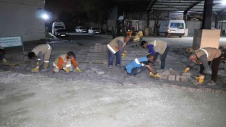 Haliliyede mahalleler kilitli beton parke ile döşeniyor