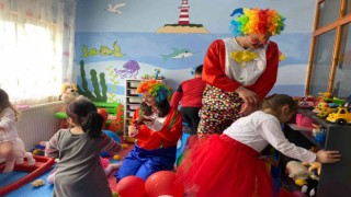 Hastanede çocuklar için oyun alanı kuruldu