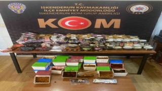 Hatayda 122 kilo kaçak nargile tütünü ele geçirildi