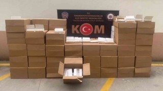 Hatayda 680 bin kaçak makaron ele geçirildi