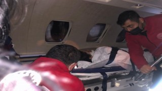 Hava ambulansı, bisikletten düşen çocuk için havalandı