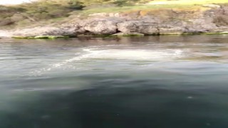 Heybeliadada derin deniz deşarj hattı patladı, lağım suyu deniz yüzeyine çıktı
