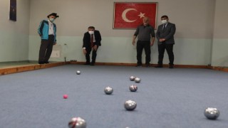 Huzurevi sakinleri Bocce ve Bilardoda iddialı