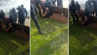 İBB zabıta ekipleri, Kartalda piknik yapan engelli seyyar satıcıyı ailesinin yanında darp etti