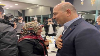 İçişleri Bakanı Süleyman Soylu, Gaziosmanpaşada hemşerileriyle sahurda bir araya geldi