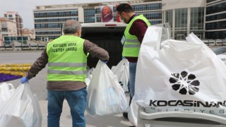 İhtiyaç sahiplerine Ramazan iaşesi Kocasinan Belediyesinden