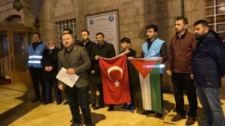 İsrailin saldırısına Düzcede tepki