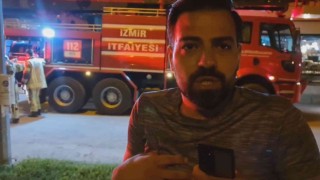 İtfaiye personeli canlı yayında gazeteciye böyle saldırdı