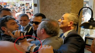 İYİ Parti Genel Başkan Yardımcısı Dikbayırdan basın mensubuna saldırı girişimi