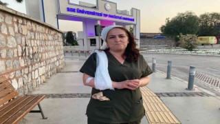 İzmirde hastane içerisinde, doktordan doktor eşine şiddet