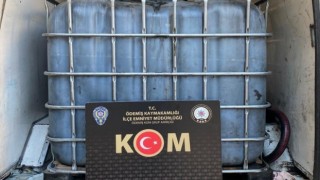 İzmirde yanık yağ operasyonu: 700 litre ele geçirildi