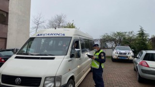 Jandarma ekipleri servislerini denetledi