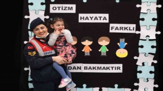 Jandarma otizmli çocuklarla bir araya geldi