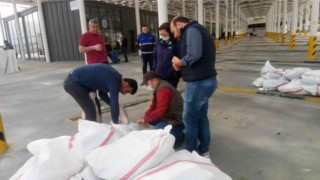 Kaçak etlerin sahibine ve otobüse ceza