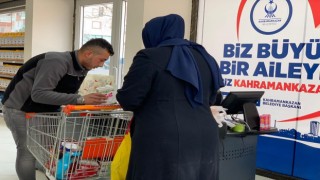 Kahramanakazanda Ramazanda ihtiyaç sahiplerine gıda yardımı