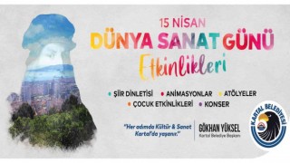 Kartalda Dünya Sanat Gününe yakışır kutlama