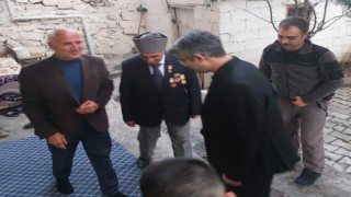 Kaymakam Çalışır Kıbrıs Gazisini ziyaret etti