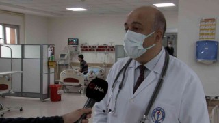 Kayseri Devlet Hastanesinde tedavi gören tek covid hastası kaldı