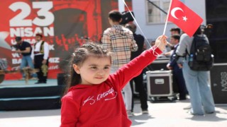 Kayseride 23 Nisan coşkusu