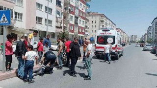 Kayseride motosiklet kazası: 2 yaralı