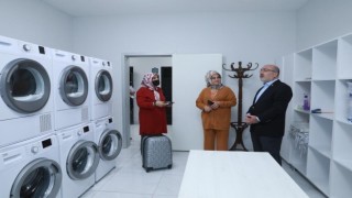 KAYÜlü öğrencilere ücretsiz çamaşır yıkama merkezi