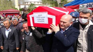 Kaza şehidi uzman çavuş memleketi Osmaniyede toprağa verildi