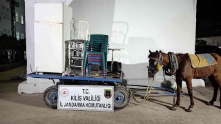 Kiliste bağ evi hırsızları jandarmadan kaçamadı