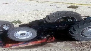 Kiliste traktör devrildi: 1 ölü