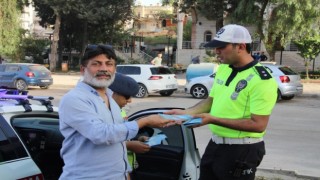 Kırıkhanda emniyet kemerinin önemini anlatan uygulama yapıldı
