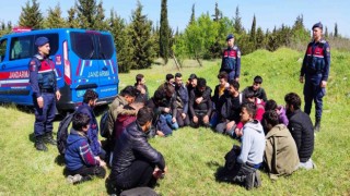 Kırklarelinde 156 kaçak göçmen yakalandı: 6 organizatör tutuklandı