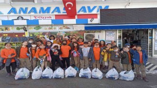 Konyada ilkokul öğrencilerinden anlamlı yardım kampanyası