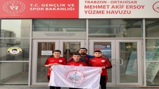 Körfezli yüzücüler Trabzondan madalyalarla döndü