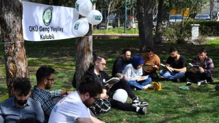 Korkut Ata Üniversitesi’nde kitap okuma etkinliği düzenlendi