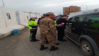 Kovancılarda trafik denetimi