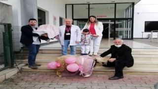 Kovid-19 sebebiyle prematüre doğan bebek yaşama tutundu
