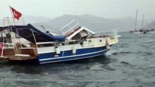 Marmariste kuvvetli lodos etkili oluyor